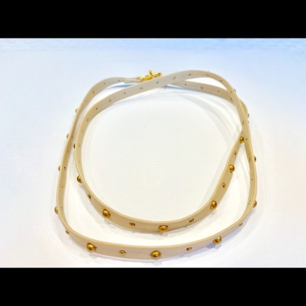 Gorjana Double Wrap Choker Bracelet Stud Detail